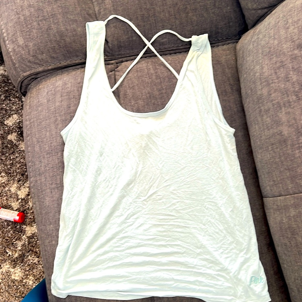 Baby teal super soft tank